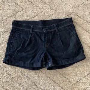 7 for all Mankind Dark Denim Short Sz 30